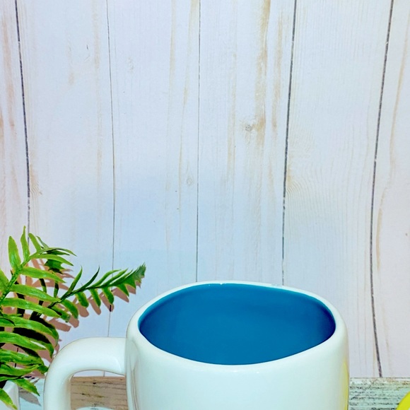 Rae Dunn BEST NANA mug with turquoise interior - Picture 4 of 4